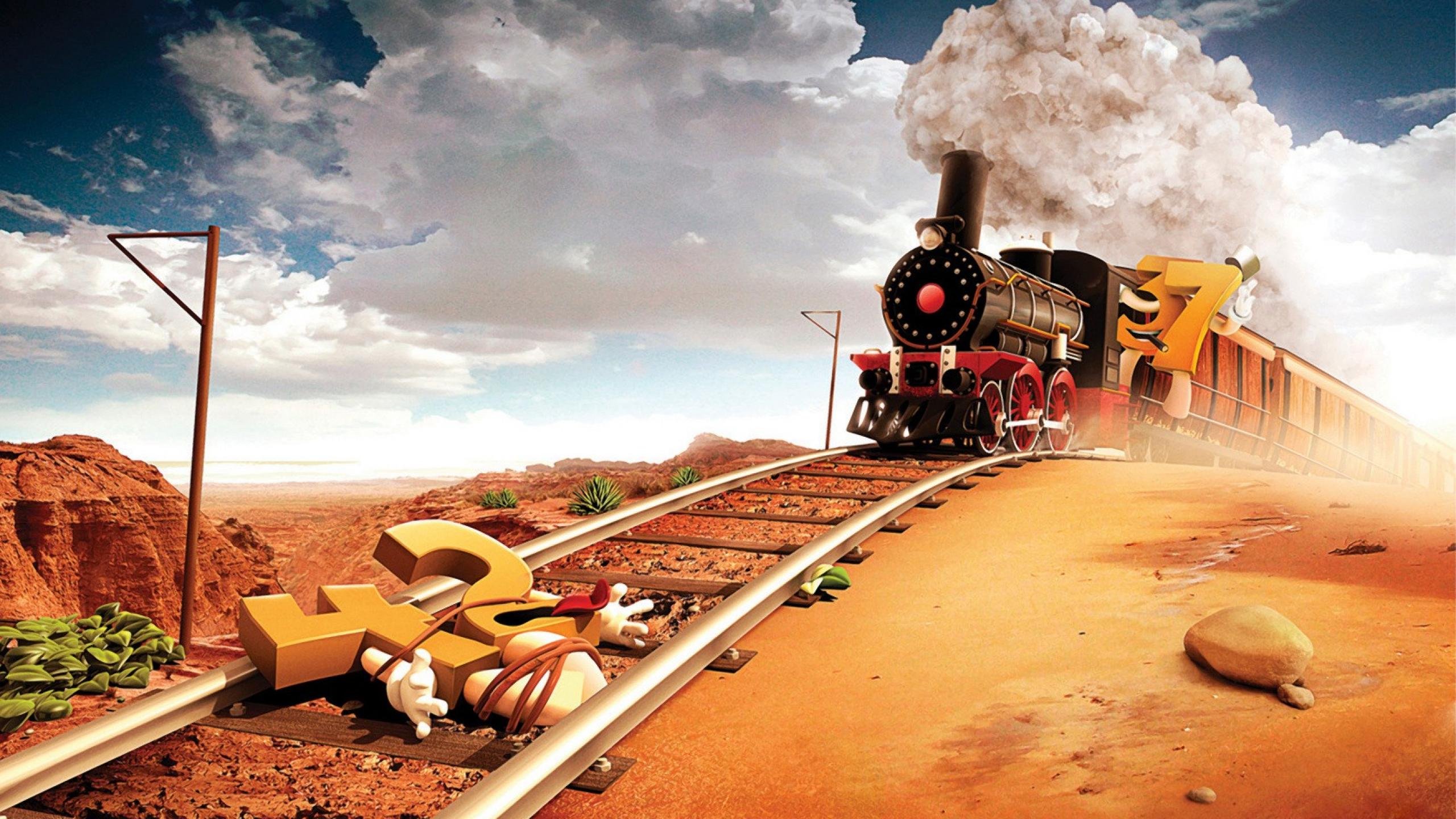 train, Railroad, Tracks, Locomotive, Engine, Tractor, Railway Wallpaper