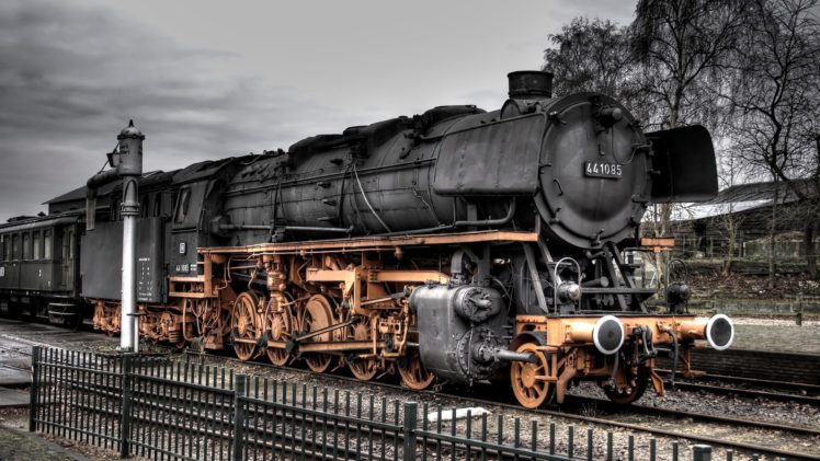 train, Railroad, Tracks, Locomotive, Engine, Tractor, Railway HD Wallpaper Desktop Background