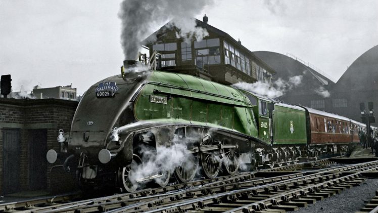 train, Railroad, Tracks, Locomotive, Engine, Tractor, Railway HD Wallpaper Desktop Background