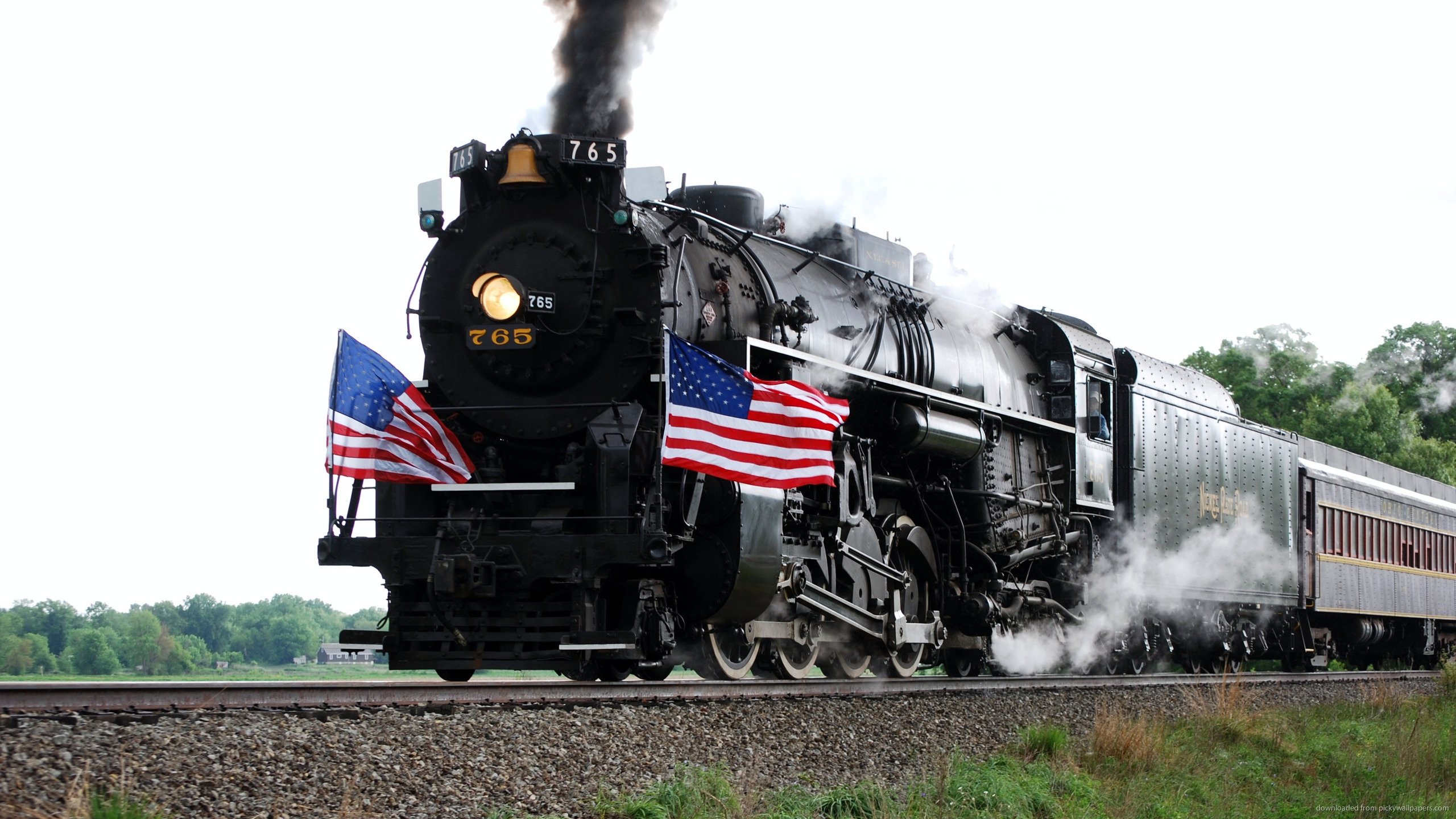 train, Railroad, Tracks, Locomotive, Engine, Tractor, Railway Wallpaper