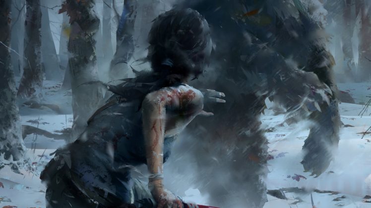 rise, Tomb, Raider, Lara, Croft, Action, Adventure, Fantasy, Warrior HD Wallpaper Desktop Background