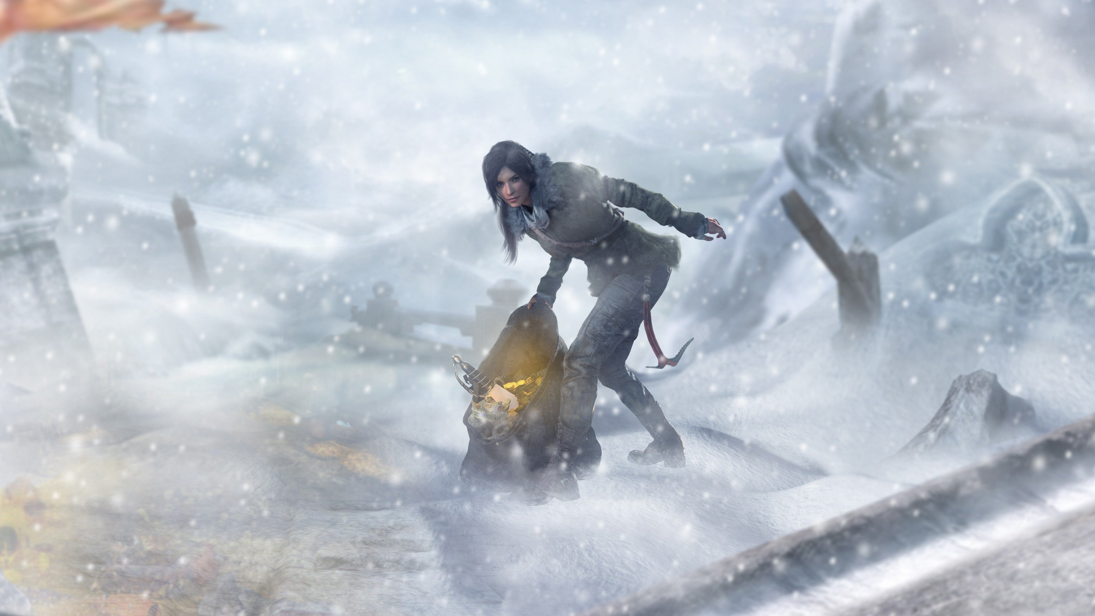 rise, Tomb, Raider, Lara, Croft, Action, Adventure, Fantasy, Warrior Wallpaper