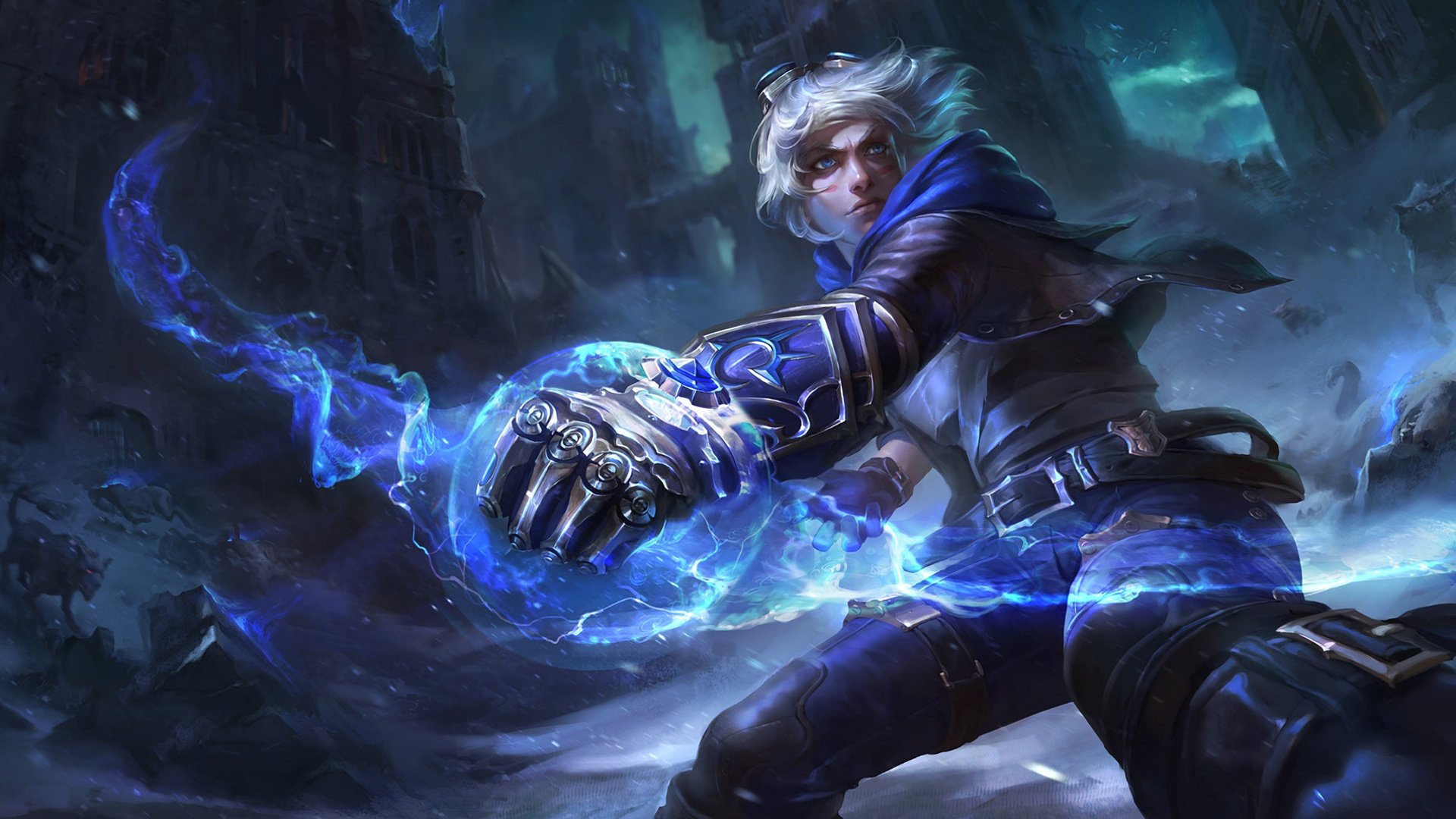 frosted, Ezreal, Skin, Splash, Art, Rework, League, Of, Legends Wallpaper