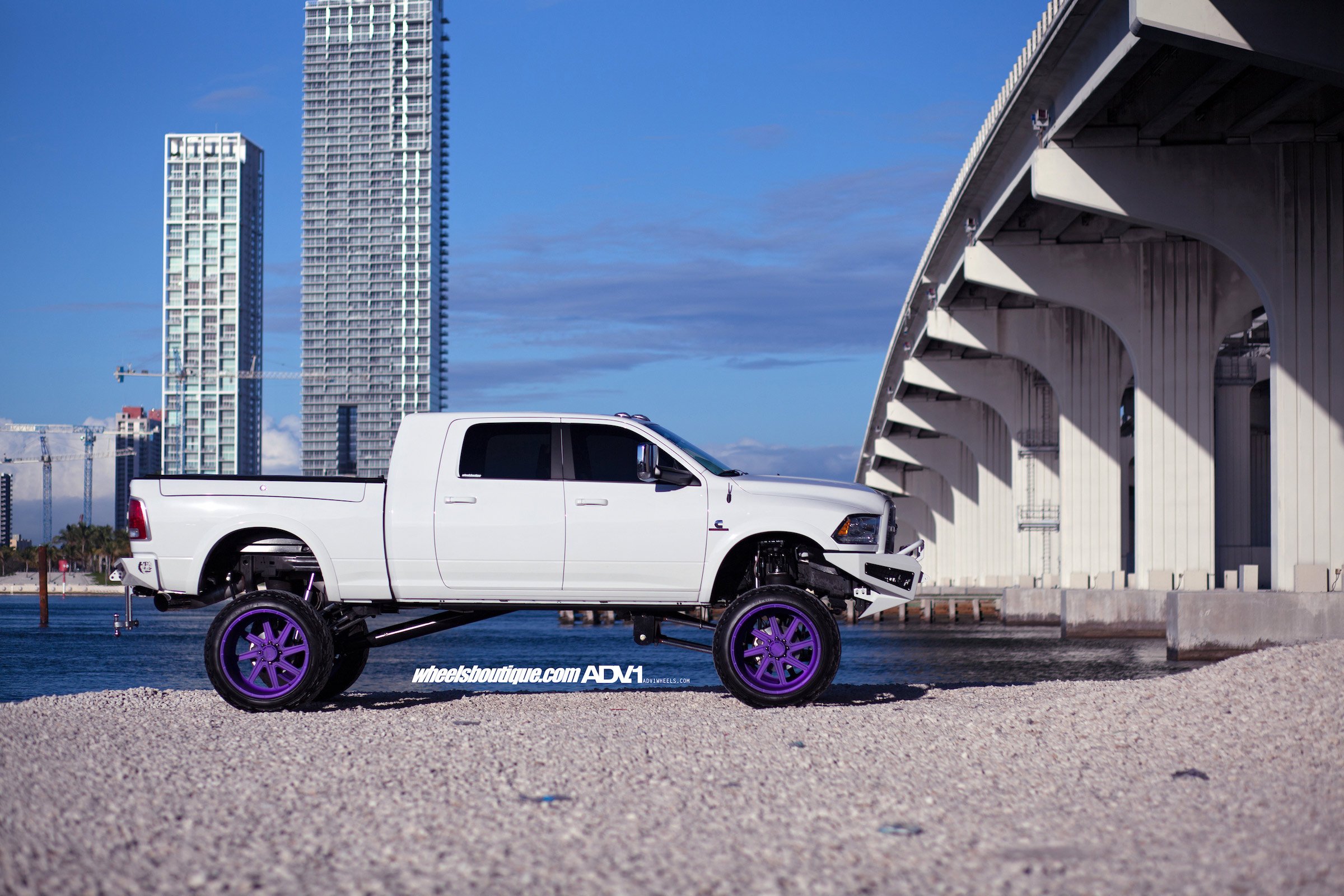 dodge, Ram, 2500, White, Cars, Pickup, Truck, Adv1, Wheel Wallpaper