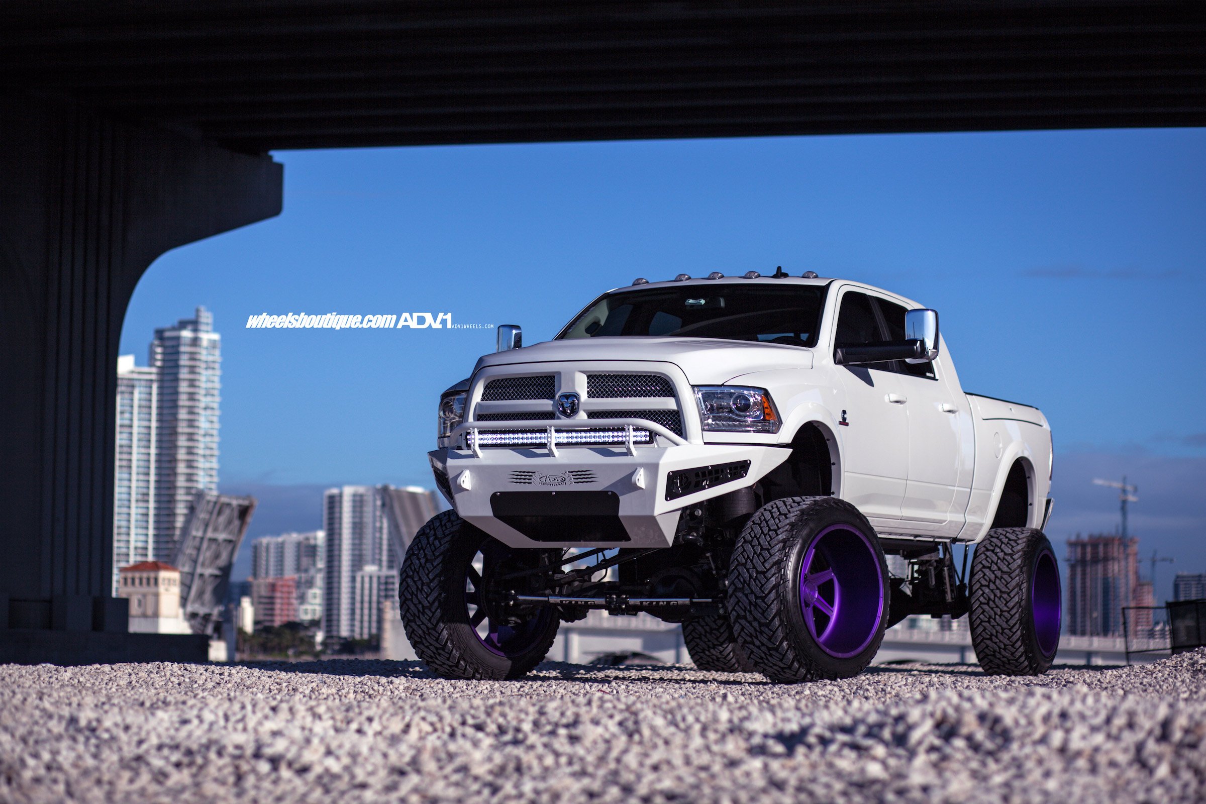 dodge, Ram, 2500, White, Cars, Pickup, Truck, Adv1, Wheel Wallpaper