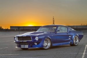1967, Ford, Mustang, Coupe, Cars, Blue