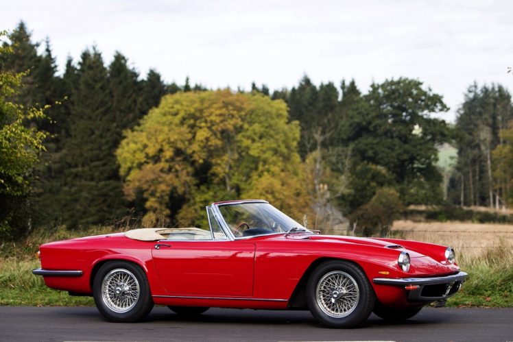 cars, Classic, Maserati, Mistral, Spider, Spyder, Uk spec, 1964, Red HD Wallpaper Desktop Background