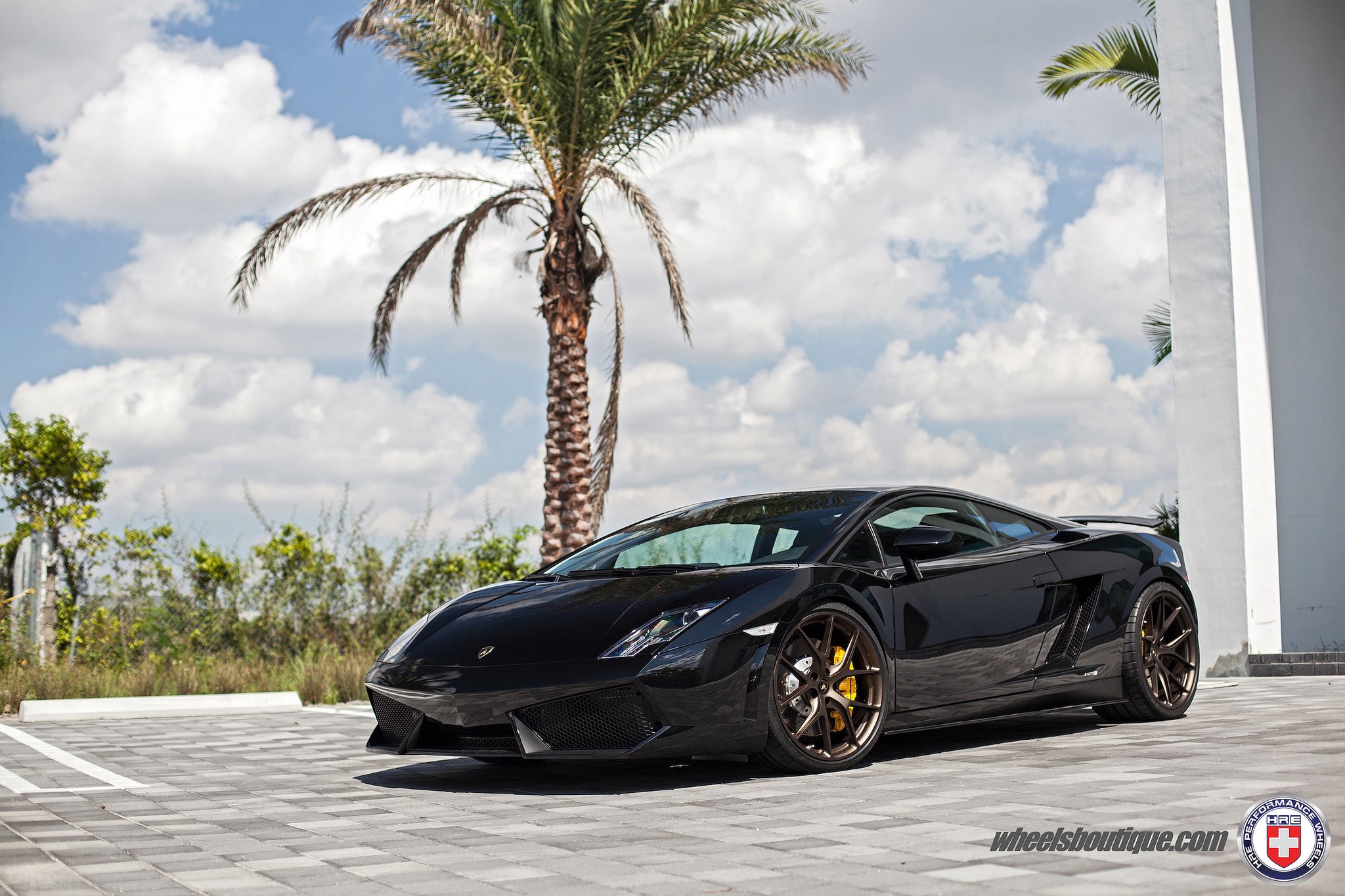 lamborghini, Gallardo, Hre, Wheels, Cars, Black Wallpaper
