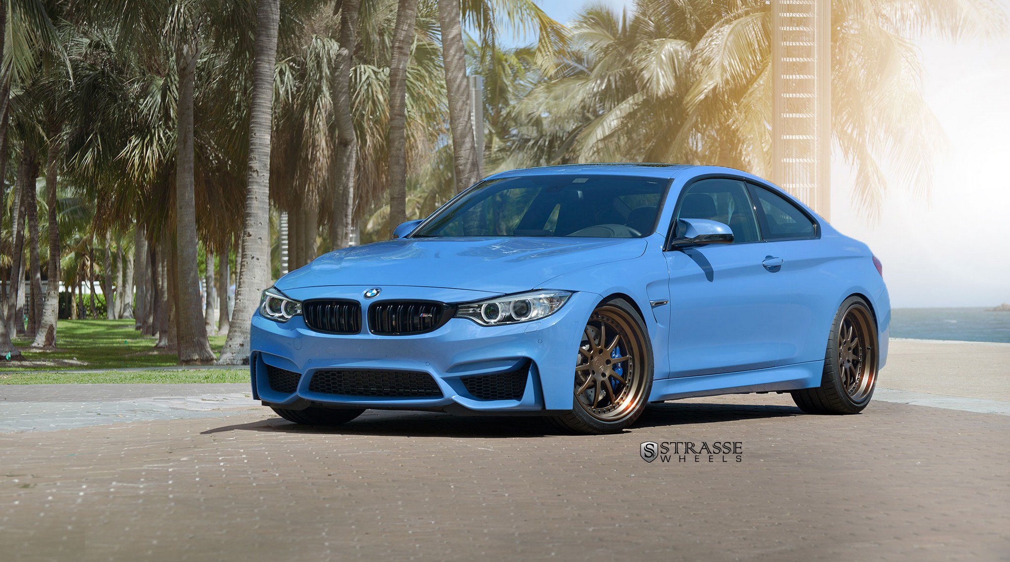 bmw m4, Blue, Strasse, Wheels, Cars, Coupe Wallpaper