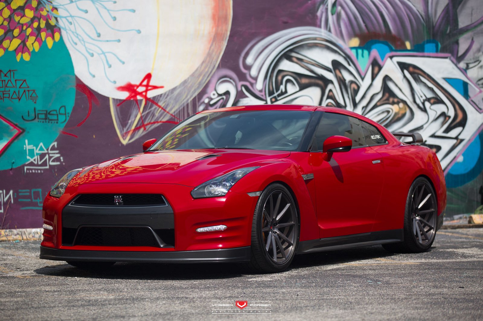 nissan, Gtr, Red, Vossen, Wheels, Cars, Coupe Wallpaper