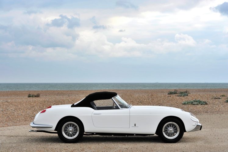 ferrari, 250 gt, Cabriolet,  series, I , Cars, Classic, White, 1957 HD Wallpaper Desktop Background