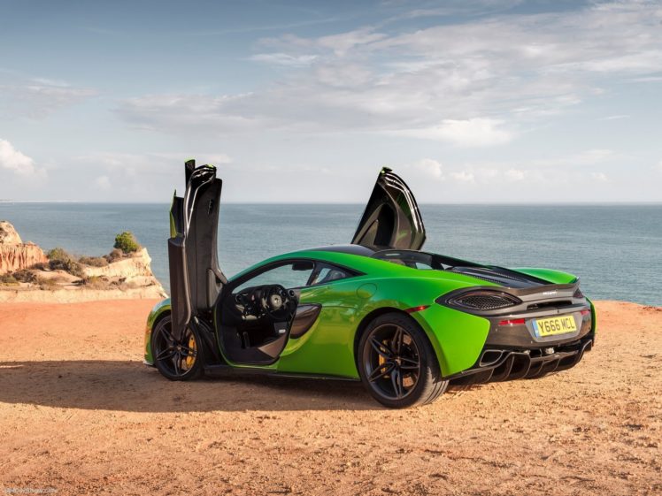 2016, 570s, Cars, Coupe, Mclaren, Supercars, Green HD Wallpaper Desktop Background