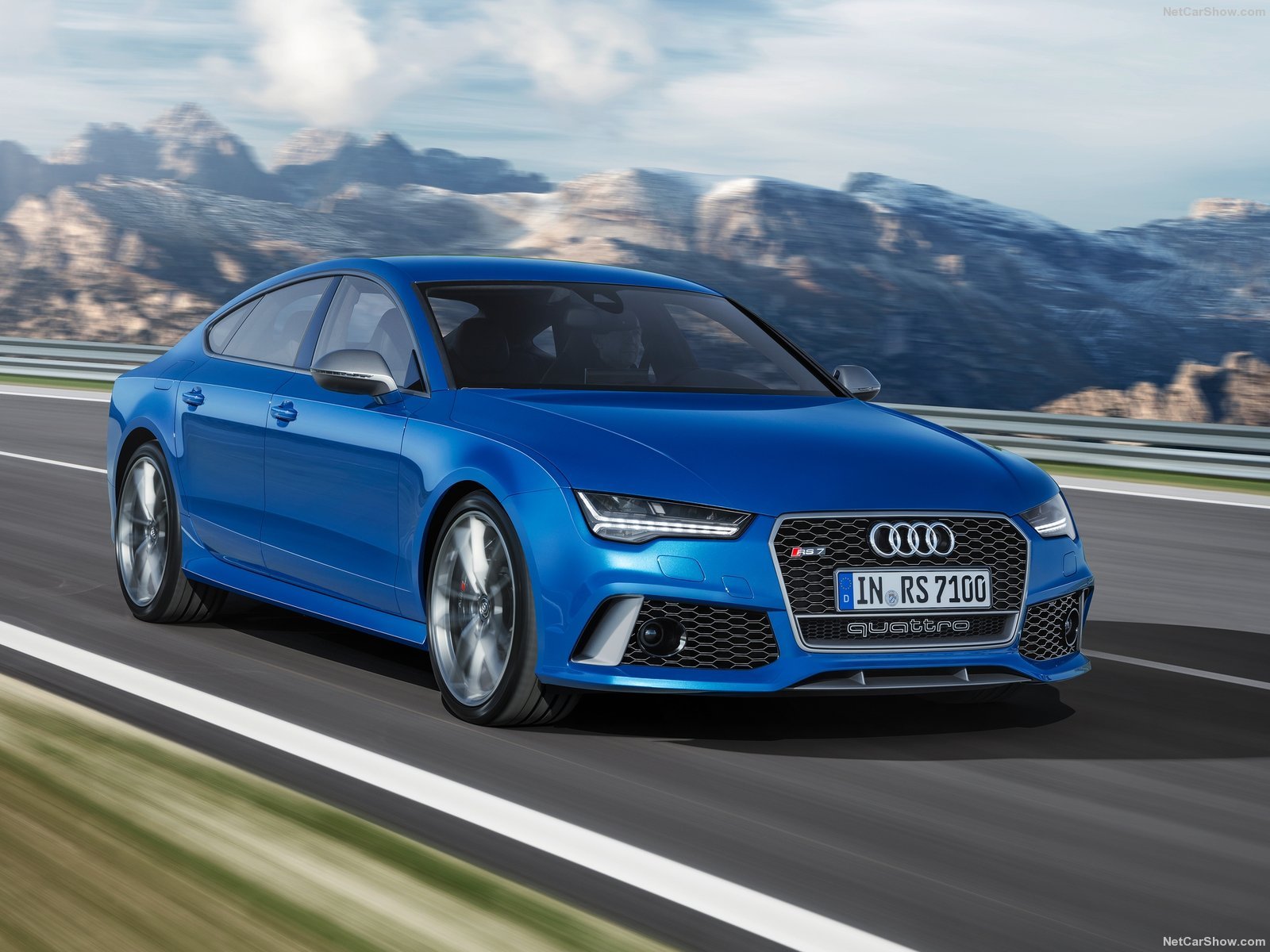 audi, Rs7, Sportback, Performance, Cars, Blue, 2016 Wallpaper