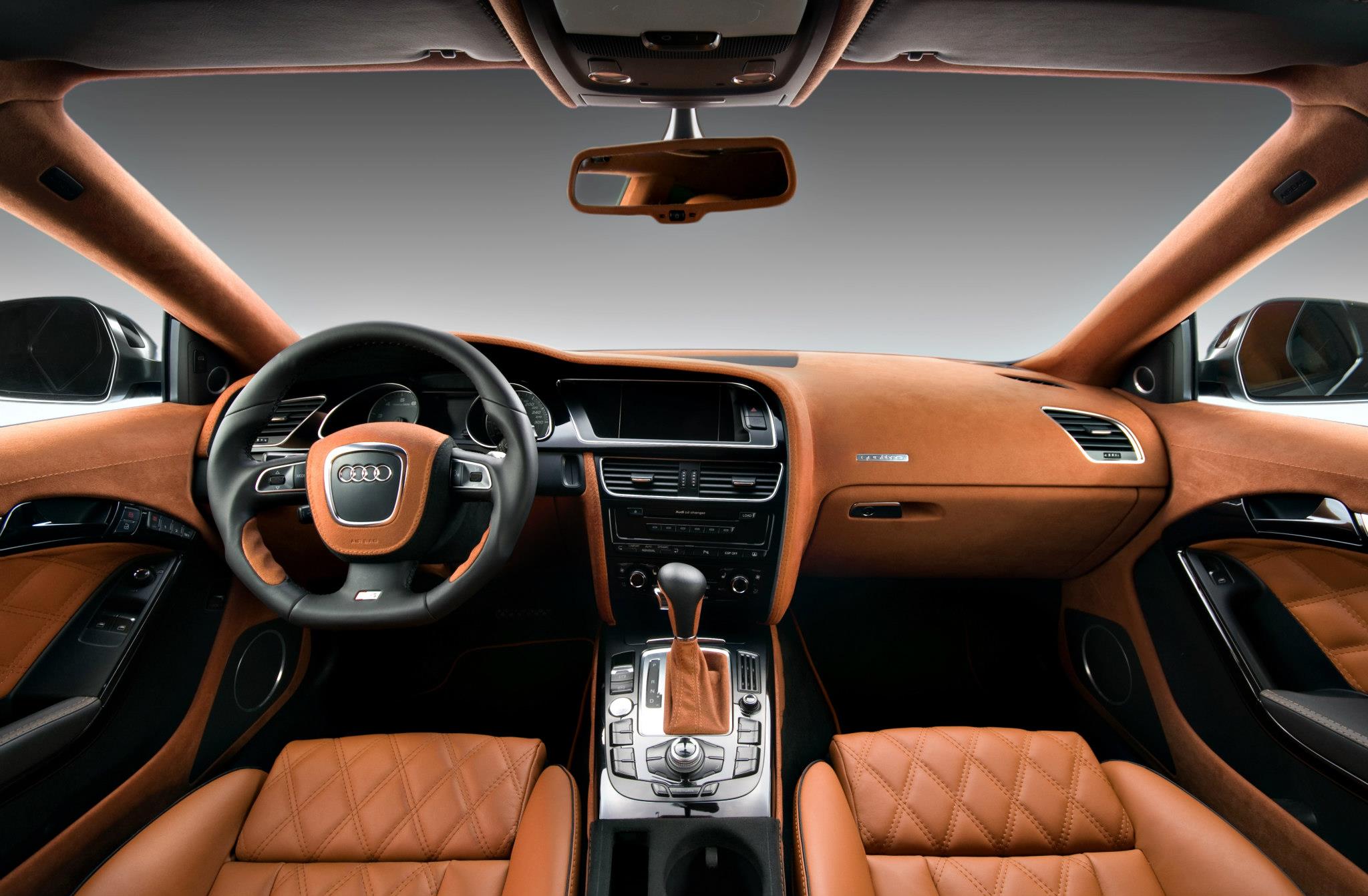 2012, Vilner, Audi, S 5, Tuning, Interior, Steering Wallpaper