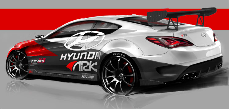 2012, Ark, Hyundai, Genesis, Coupe, R spec, Tuning, Race, Racing HD Wallpaper Desktop Background