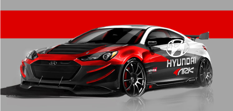 2012, Ark, Hyundai, Genesis, Coupe, R spec, Tuning, Race, Racing HD Wallpaper Desktop Background