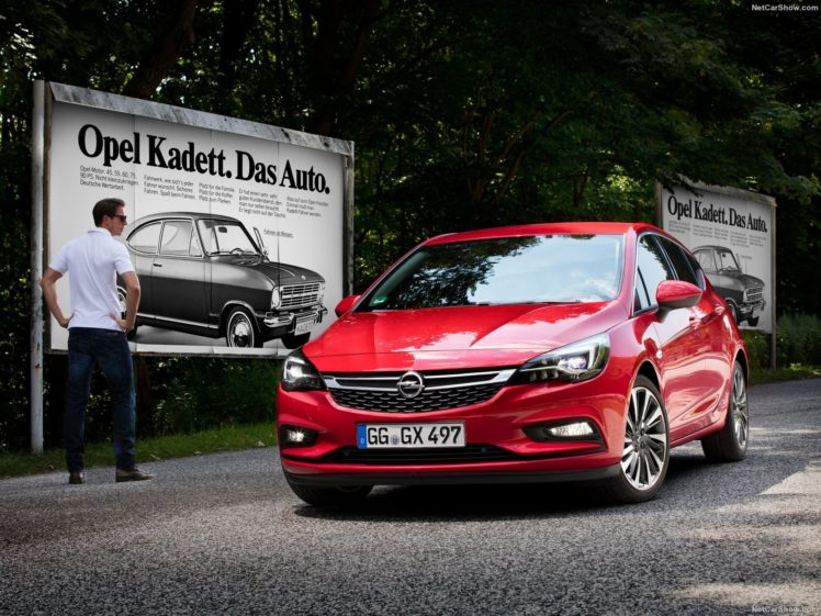 2016, Astra, Cars, Opel, Red HD Wallpaper Desktop Background