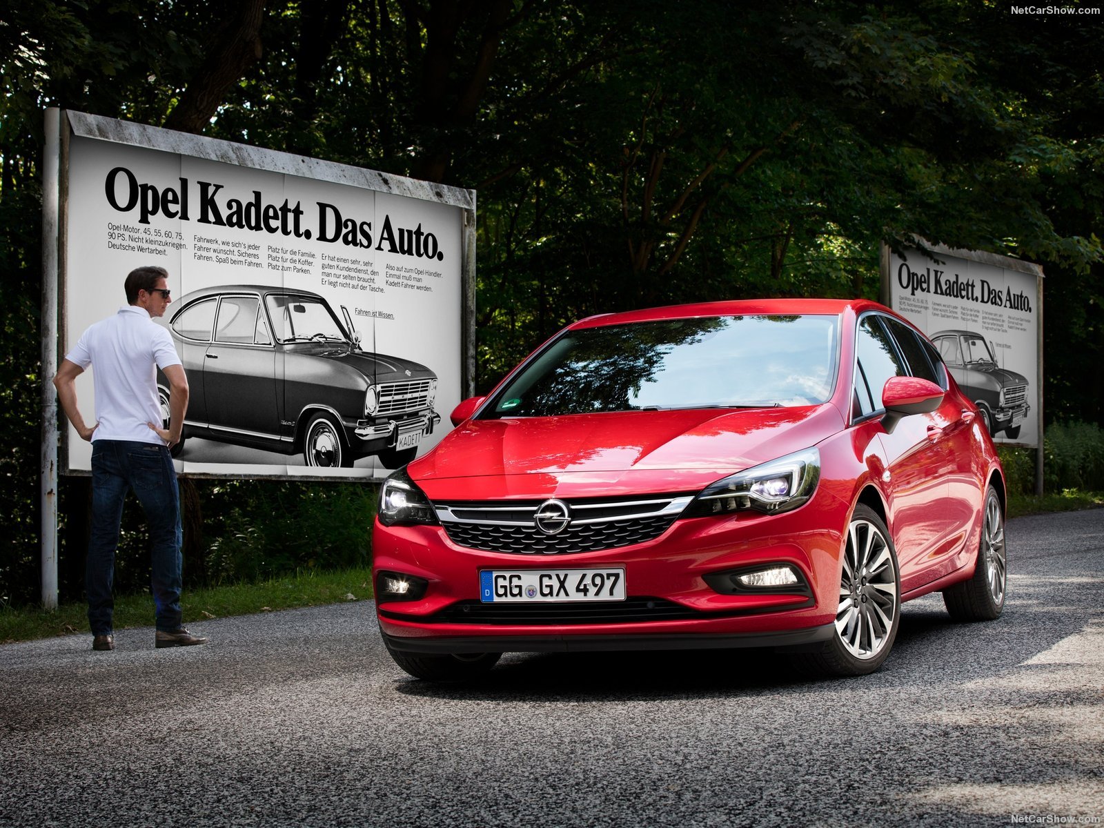 2016, Astra, Cars, Opel, Red Wallpaper