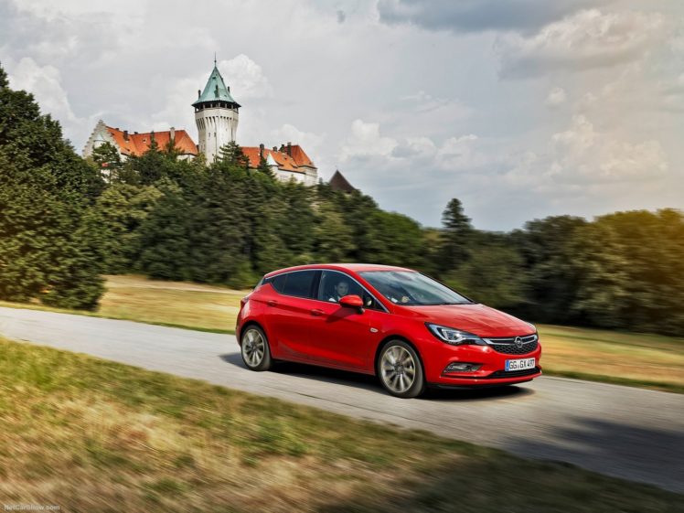 2016, Astra, Cars, Opel, Red HD Wallpaper Desktop Background
