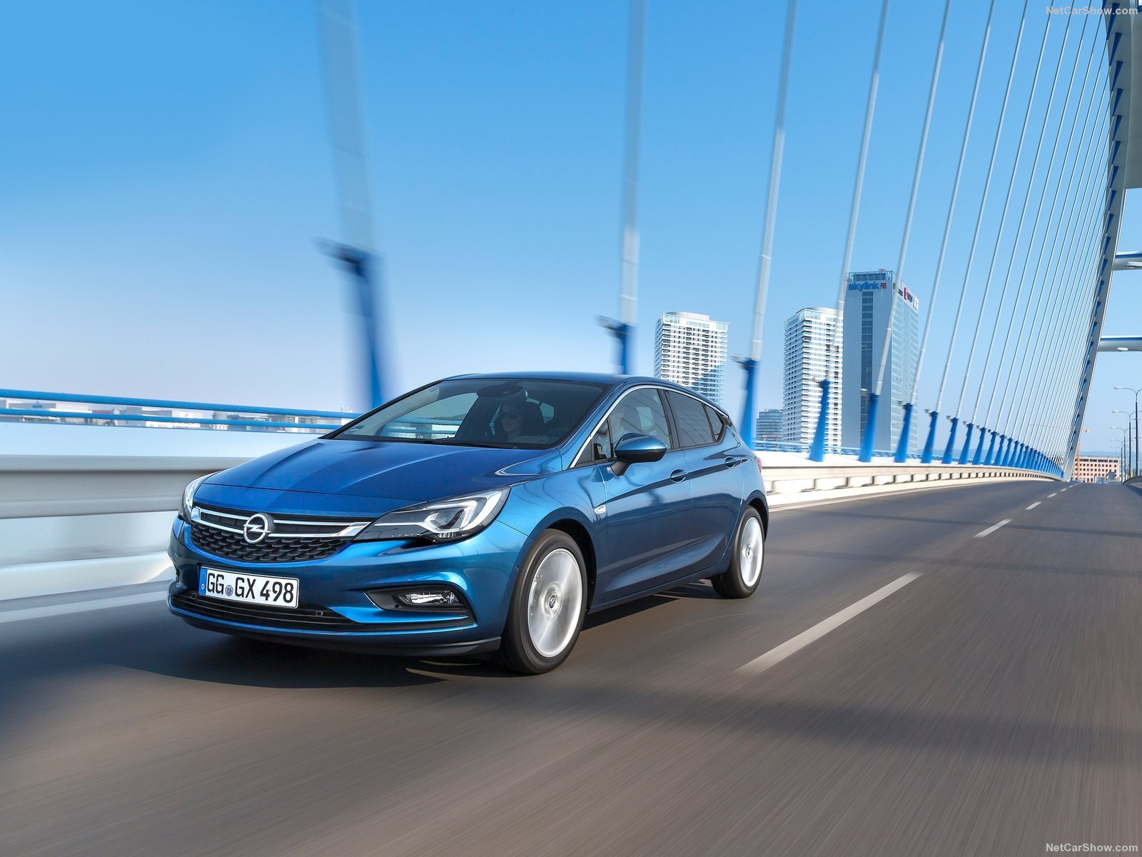 2016, Astra, Cars, Opel, Blue Wallpaper