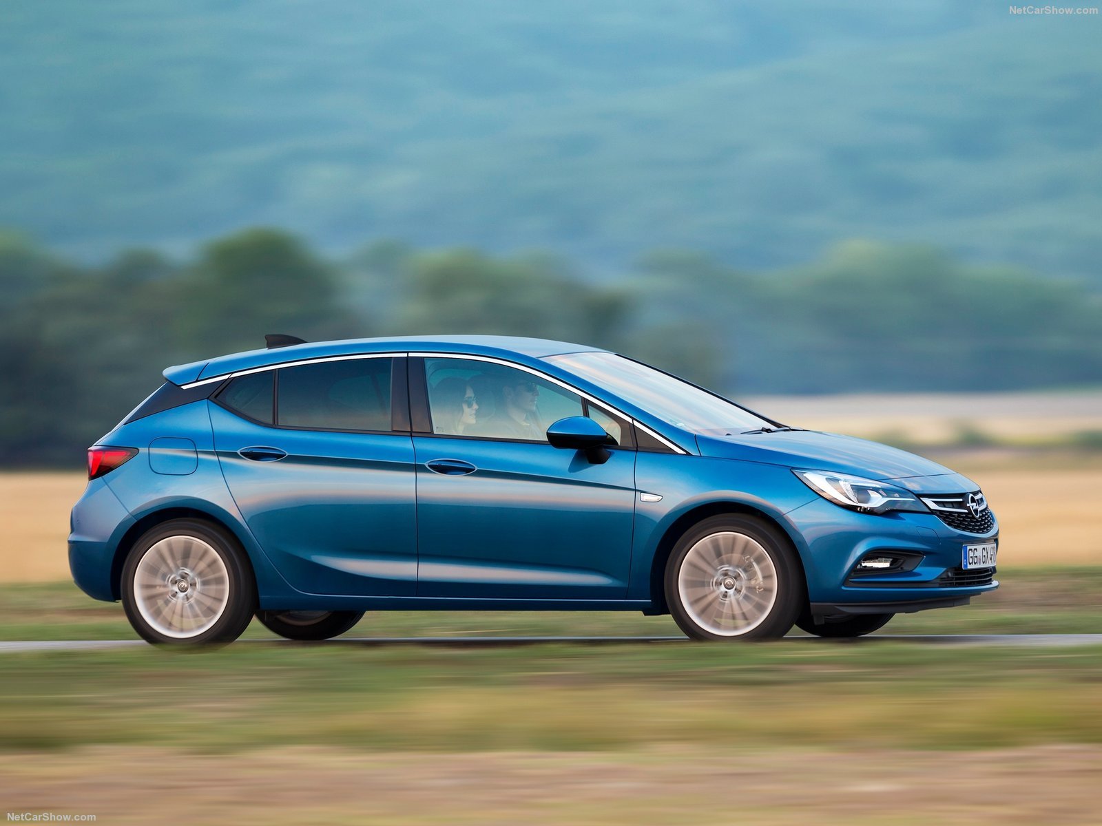 2016, Astra, Cars, Opel, Blue Wallpaper