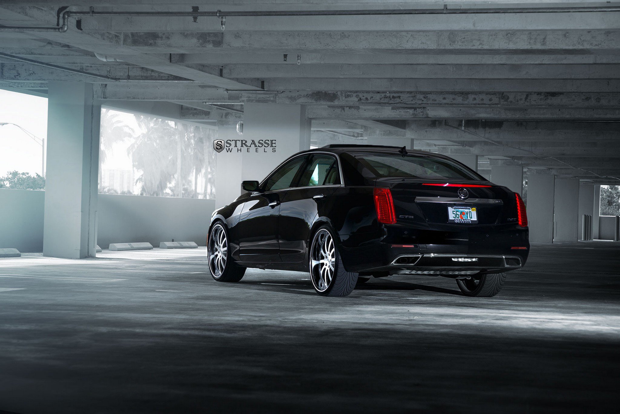 strasse, Wheels, Gallery, Cadillac, Cts, Black, Cars, Coupe Wallpaper