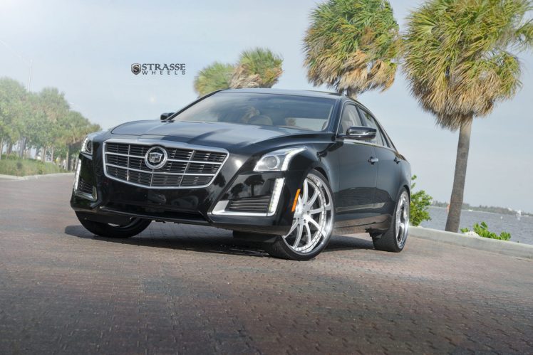 strasse, Wheels, Gallery, Cadillac, Cts, Black, Cars, Coupe HD Wallpaper Desktop Background