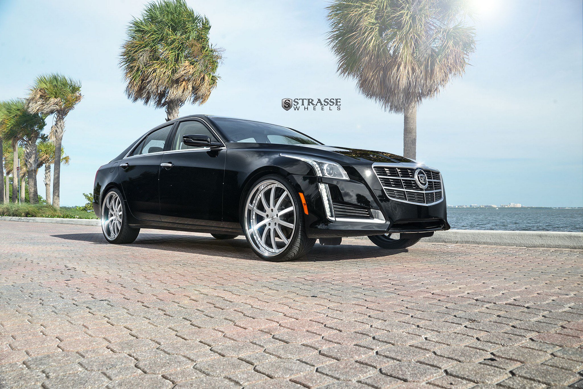 strasse, Wheels, Gallery, Cadillac, Cts, Black, Cars, Coupe Wallpaper