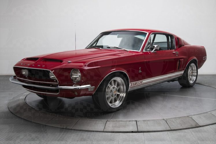 1968, Ford, Shelby, Mustang, Gt350, Cars, Fastback, Red, Classic