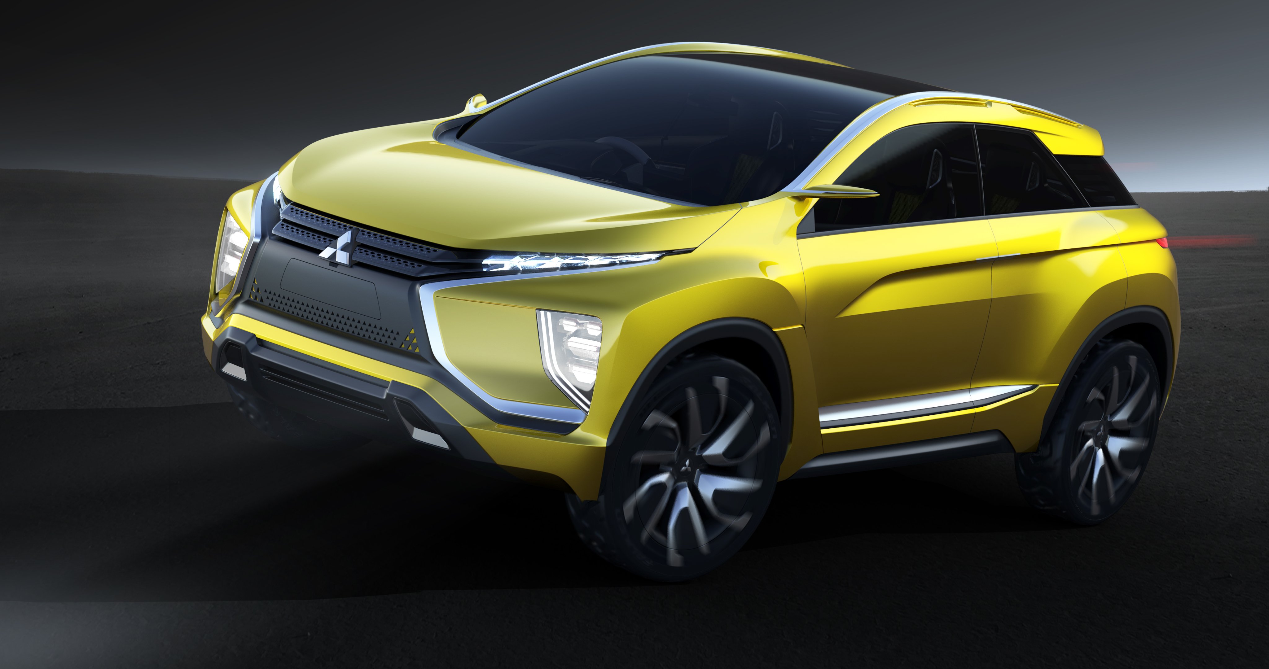 mitsubishi, Ex concept, Cars, Suv, 2015 Wallpaper
