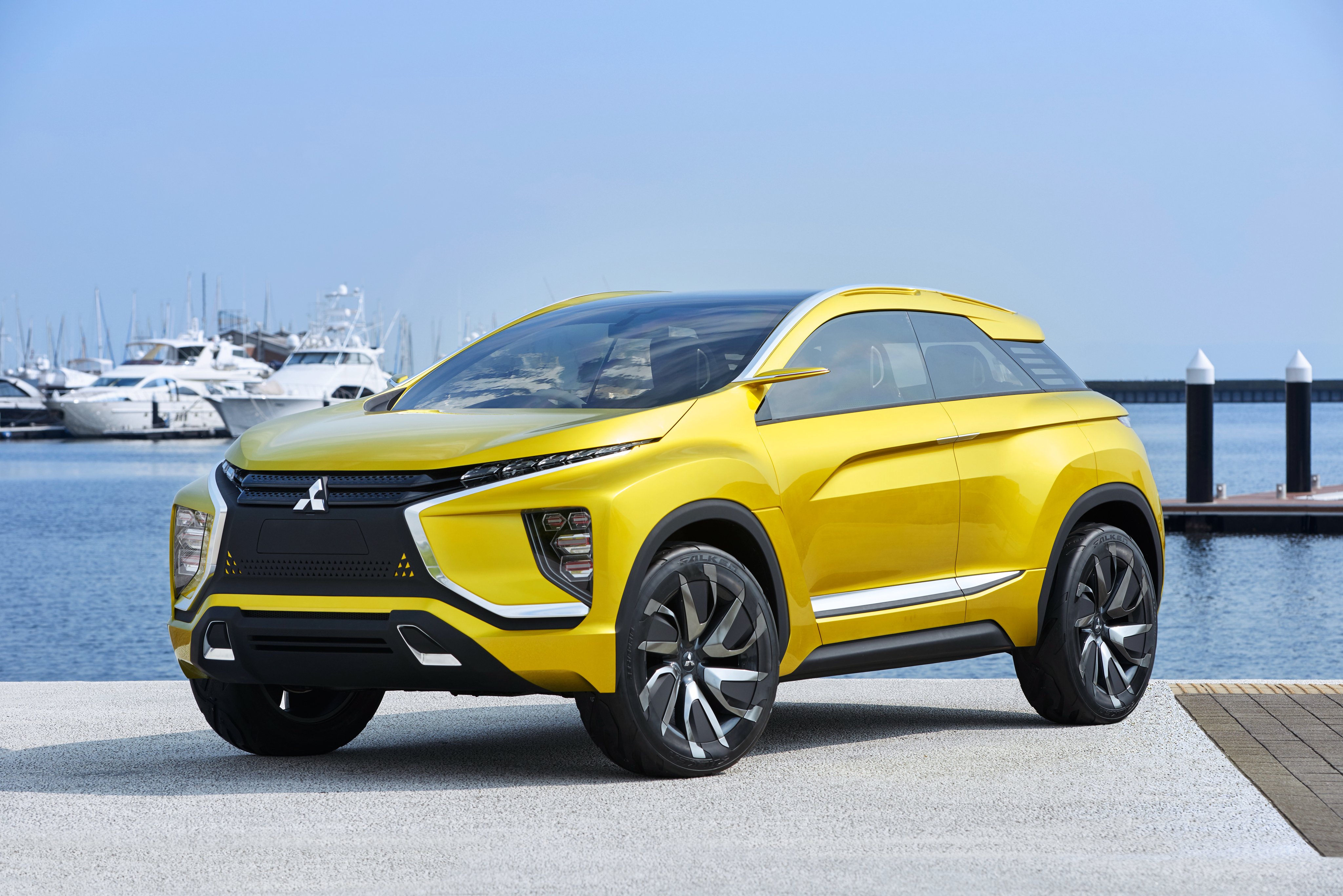 mitsubishi, Ex concept, Cars, Suv, 2015 Wallpaper