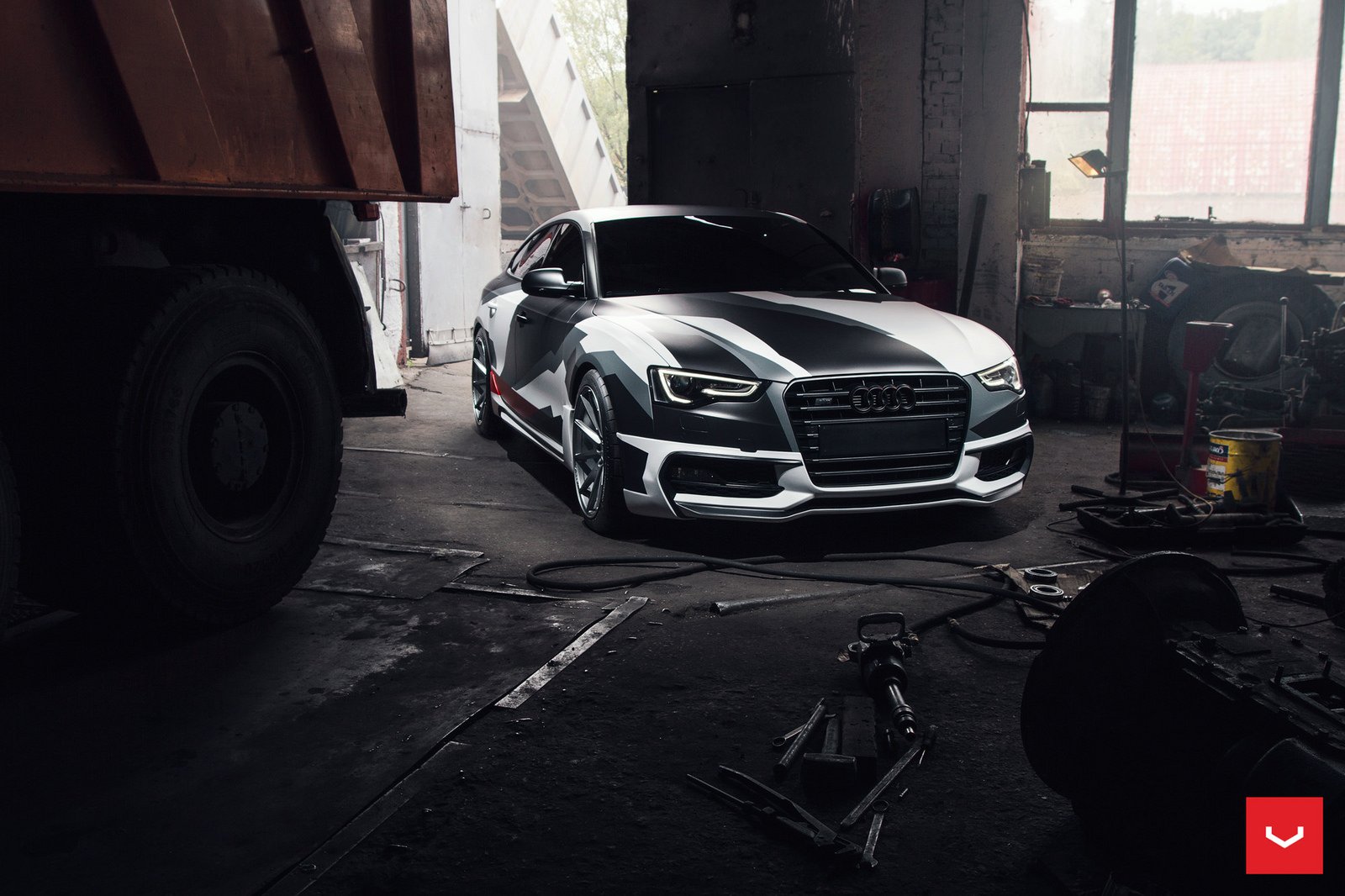 audi a5, Wrapp, Vossen, Wheels, Cars Wallpaper