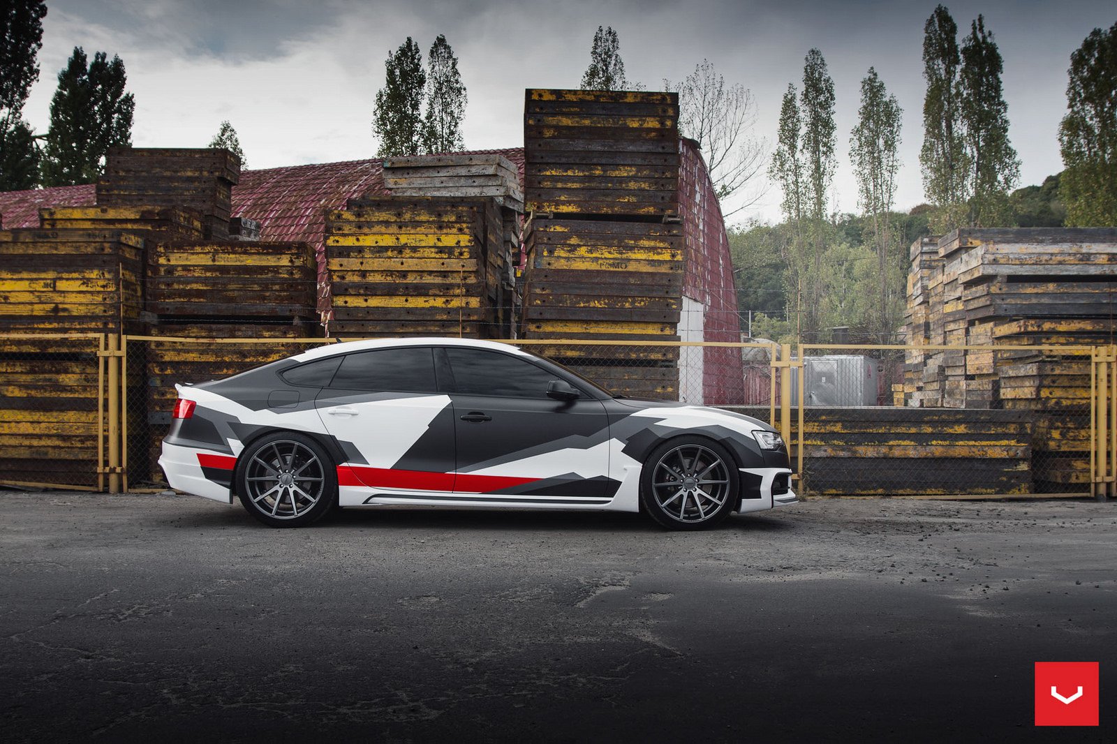 audi a5, Wrapp, Vossen, Wheels, Cars Wallpaper