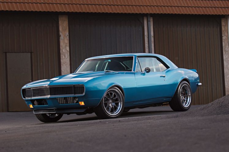 1967, Chevy, Chevrolet, Camaro, Cars, Coupe, Blue HD Wallpaper Desktop Background