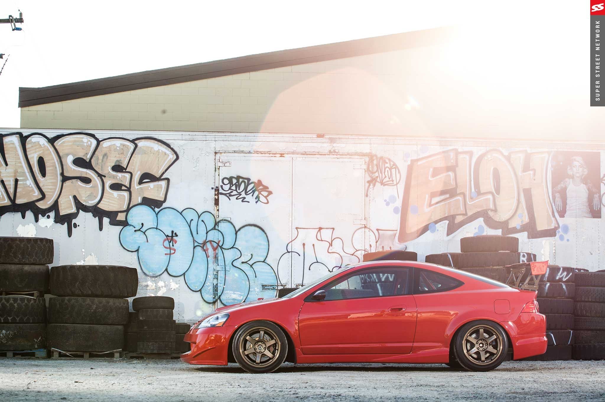 mugen, 2003, Acura, Rsx, Type s, Cars, Coupe, Red, Modified Wallpaper