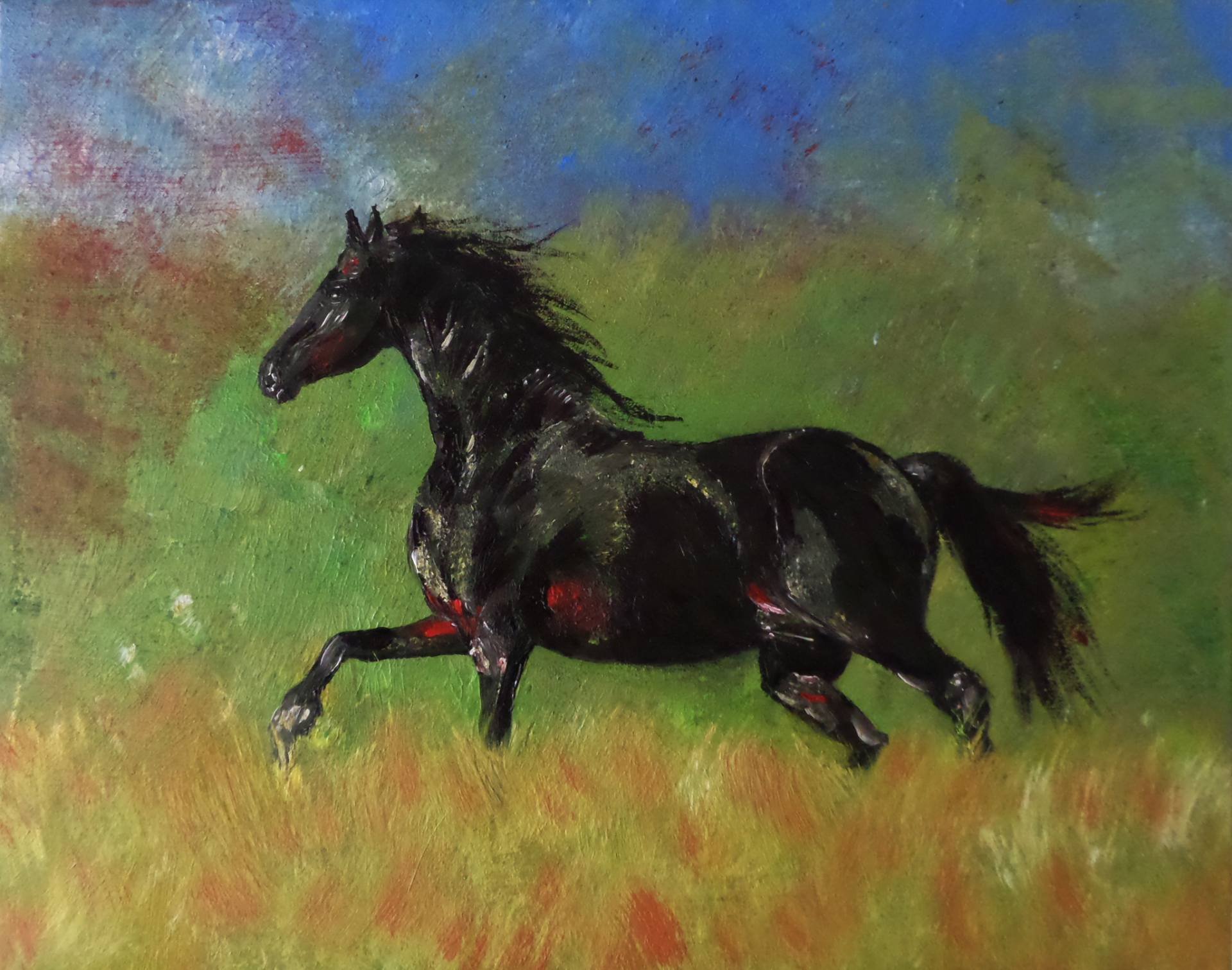 art, Painting, Beauty, Horse, Oil, Beautiful Wallpaper