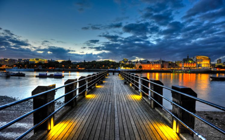 water, Dock, Ships, Pier HD Wallpaper Desktop Background