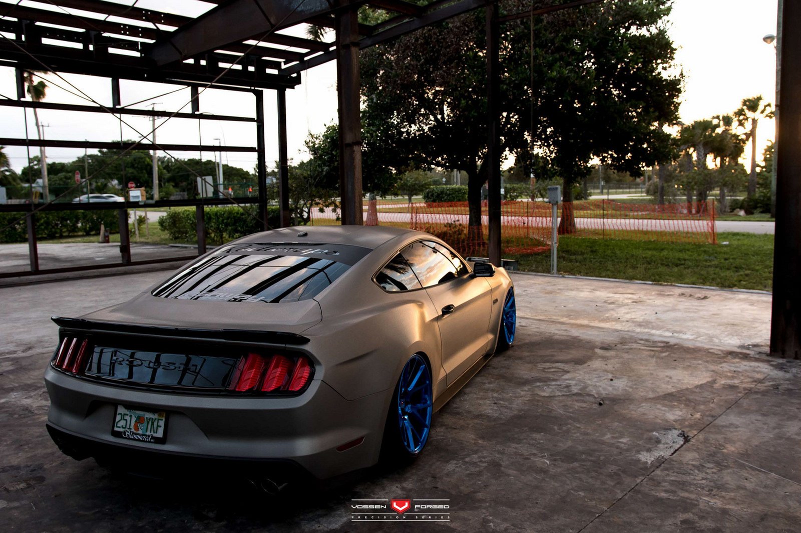 ford, Mustang, 2016, Cars, Coupe, Modified, Vossen, Wheels Wallpaper
