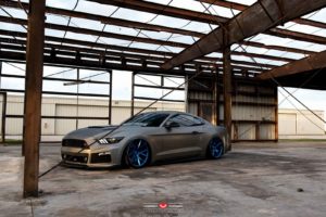 ford, Mustang, 2016, Cars, Coupe, Modified, Vossen, Wheels