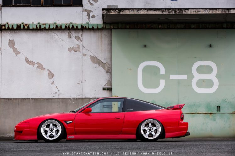 nissan, 180sx, Modified, Red, Cars, Coupe HD Wallpaper Desktop Background