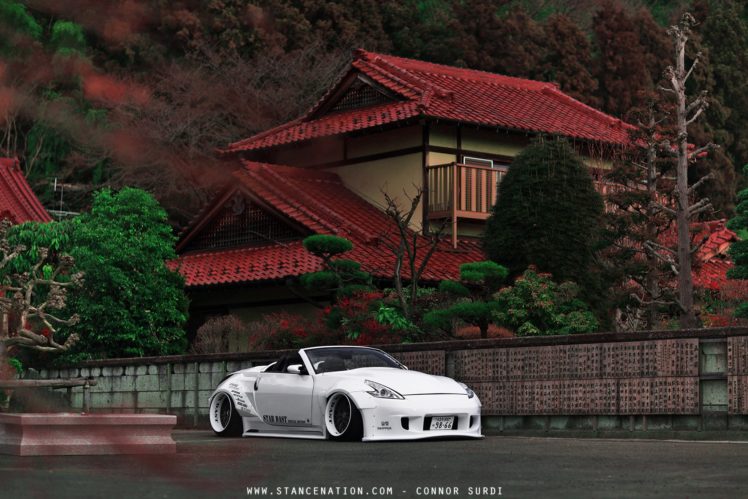 nissan, Fairlady z, Convertible, Modified, White HD Wallpaper Desktop Background