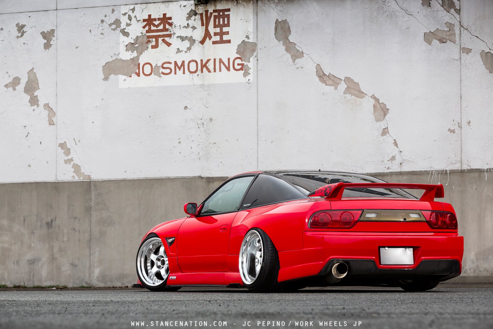 nissan, 180sx, Modified, Red, Cars, Coupe Wallpaper