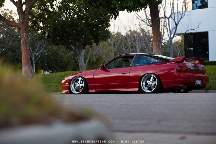nissan, S13, Modified, Red, Cars, Coupe HD Wallpaper Desktop Background