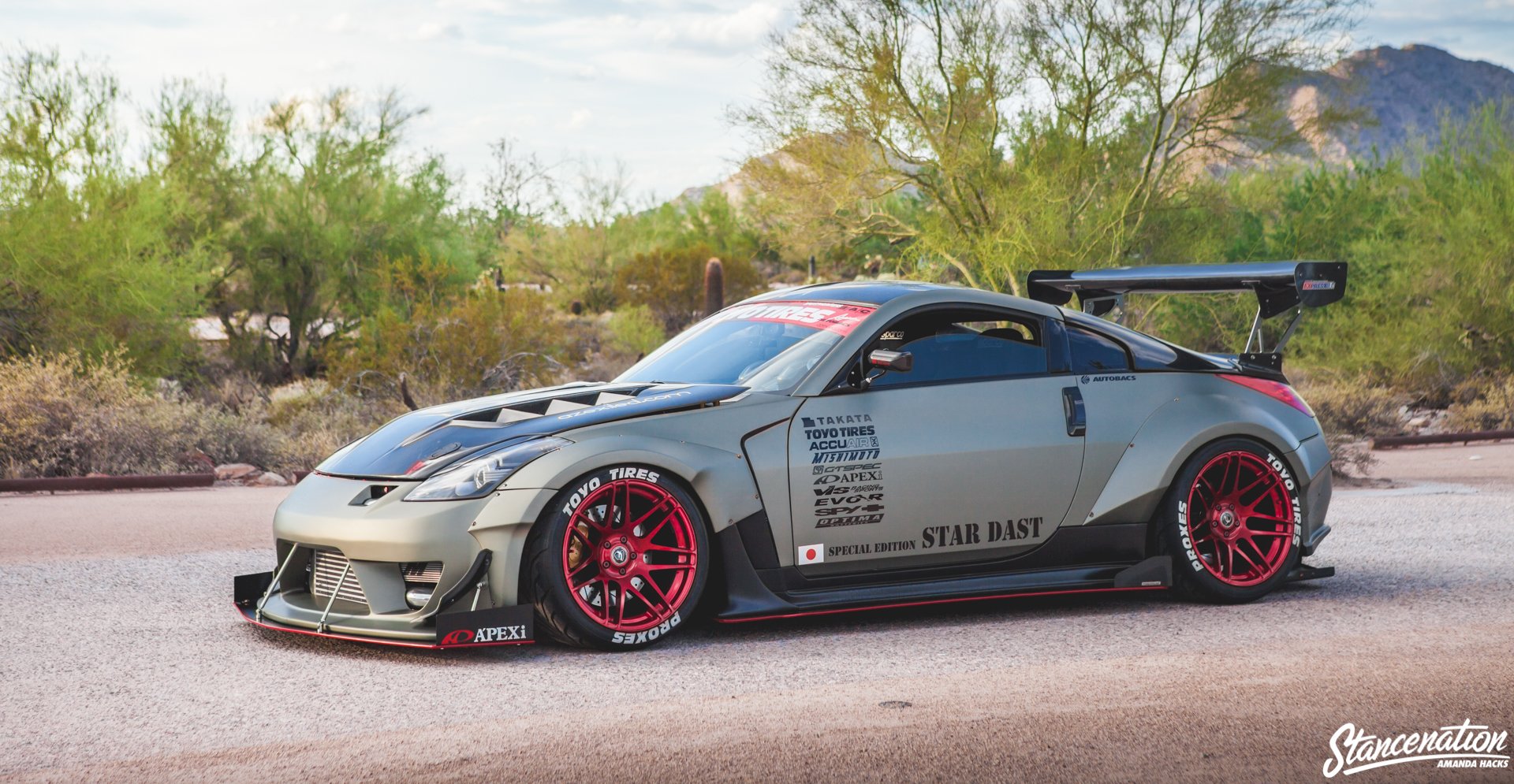 Nissan 350z Bodykit Modified Cars Coupe Wallpapers HD Desktop 