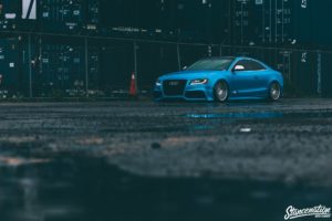 audi s5, Reiger, Blue, Modified, Cars, Coupe