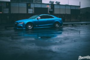 audi s5, Reiger, Blue, Modified, Cars, Coupe
