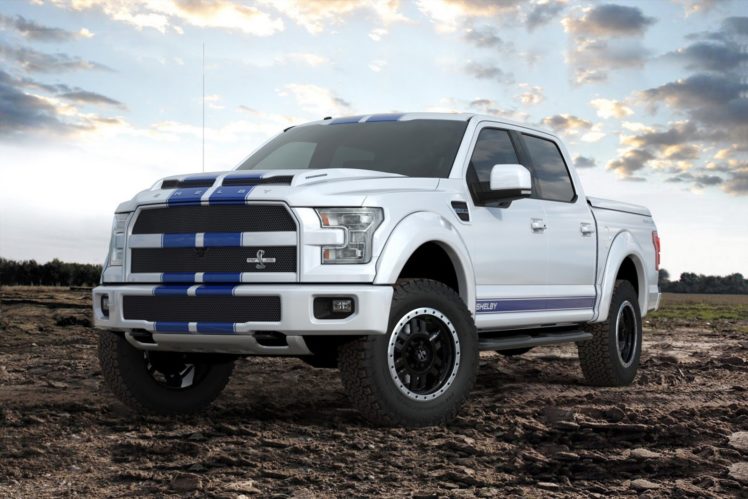 shelby, The, Blue, Thunder, Sema, 2015, F 150, Truck, Ford, Pickup HD Wallpaper Desktop Background