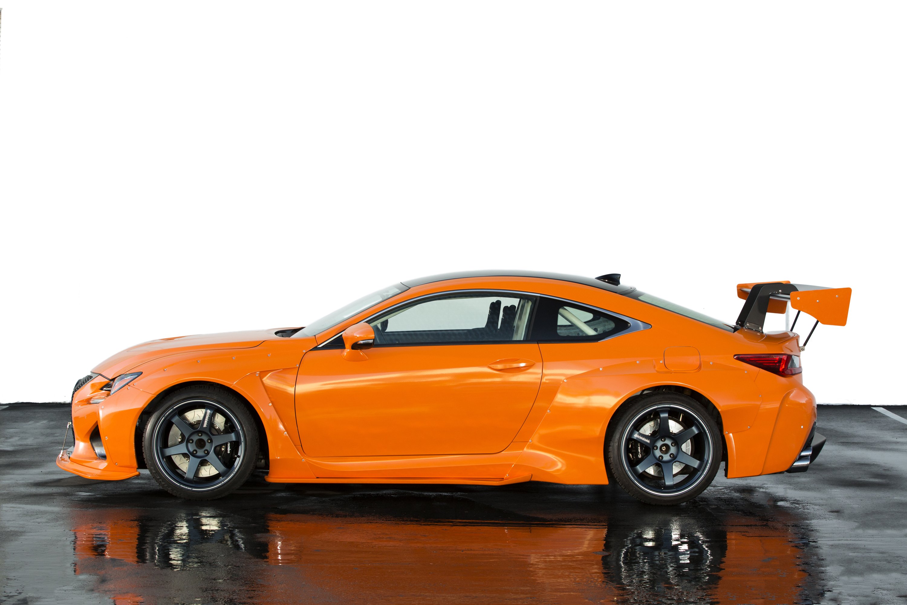 lexus, Rc f, Cars, Coupe, Orange, Modified, Sema, 2015 Wallpaper