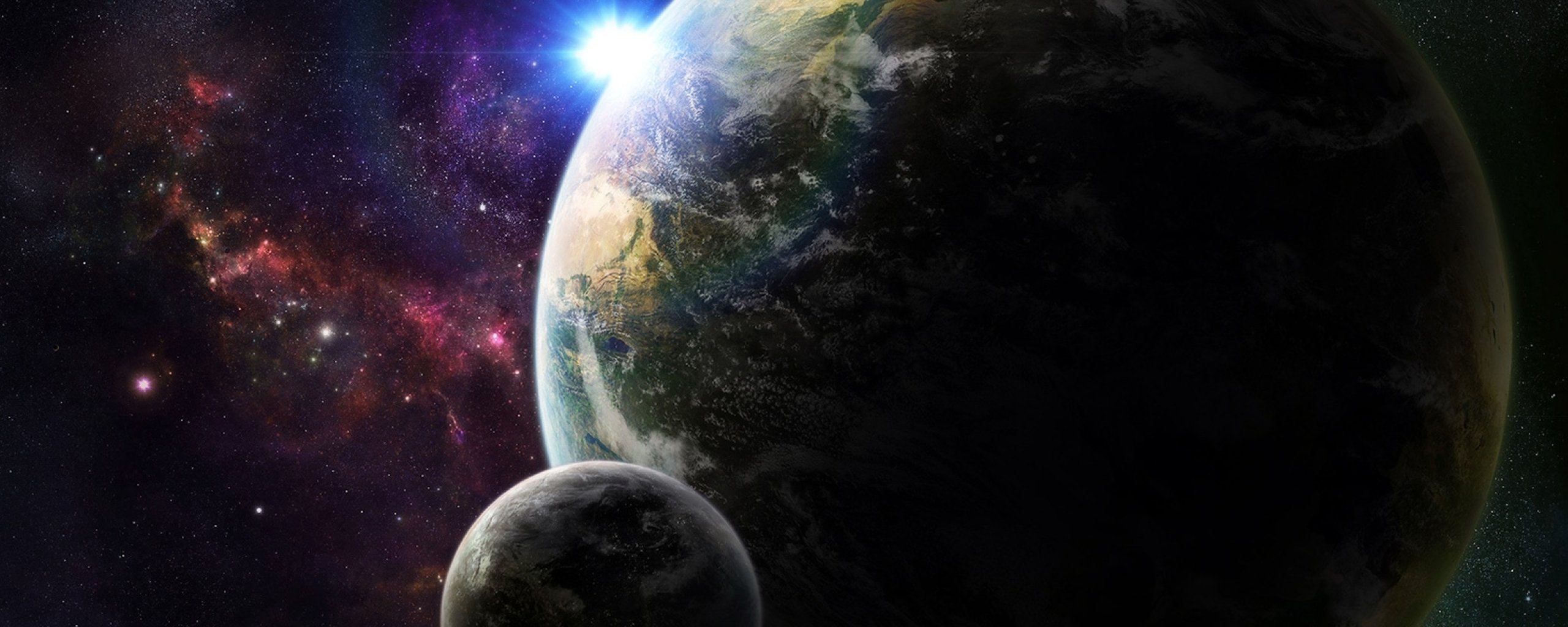 multi, Monitor, Dual, Screen, Widescreen Wallpaper