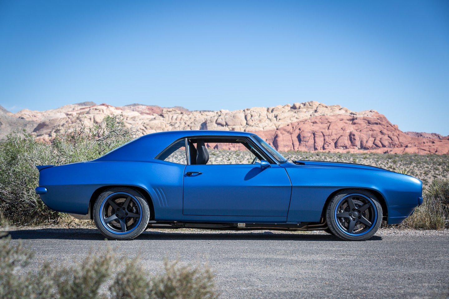 chevrolet, Camaro, Coupe, Cr supercars, Cars, Blue, Sema, 2015 Wallpaper